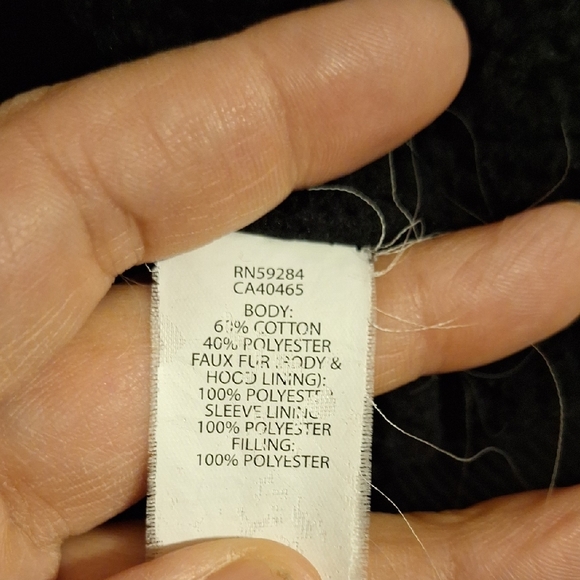 The Children's Place Black Skeleton Hoodie W/ Fleece Interior - Picture 5 of 6